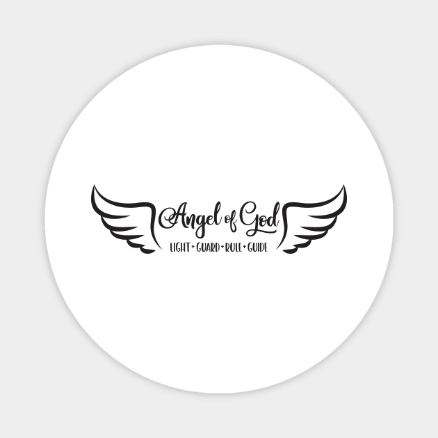 Angel of God Magnet by Ombre Dreams